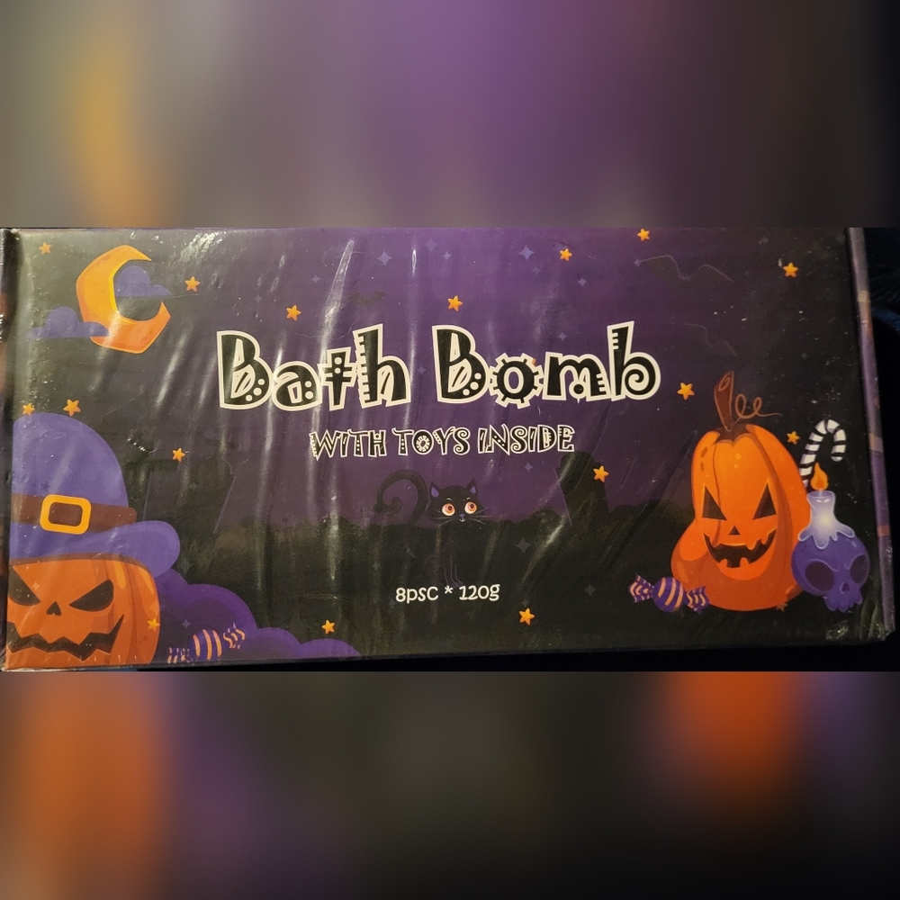 Halloween bath bombs